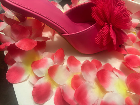 Pink heels